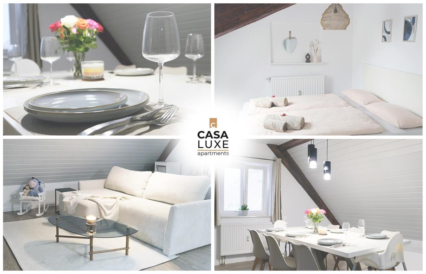 Casa Luxe - 80Qm - Stadtmitte - Familienfreundlich - Parkplatz - 5Km Zum Legoland Günzburg Exterior foto